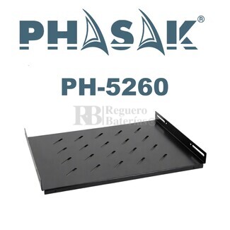 Bandeja fija frontal Rack 600 mm | Phasak PHO-5260